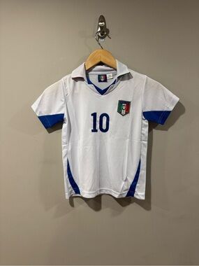 Italy Soccer Jersey – De Rossi #10 Youth Size 18